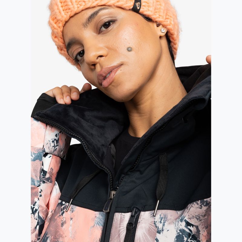 Kurtka snowboardowa damska ROXY Presence Parka peach pink dreamy picture 5