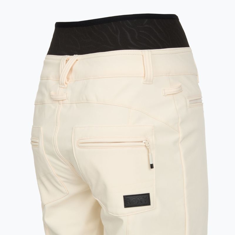 Spodnie snowboardowe damskie ROXY Rising High buttercream 10