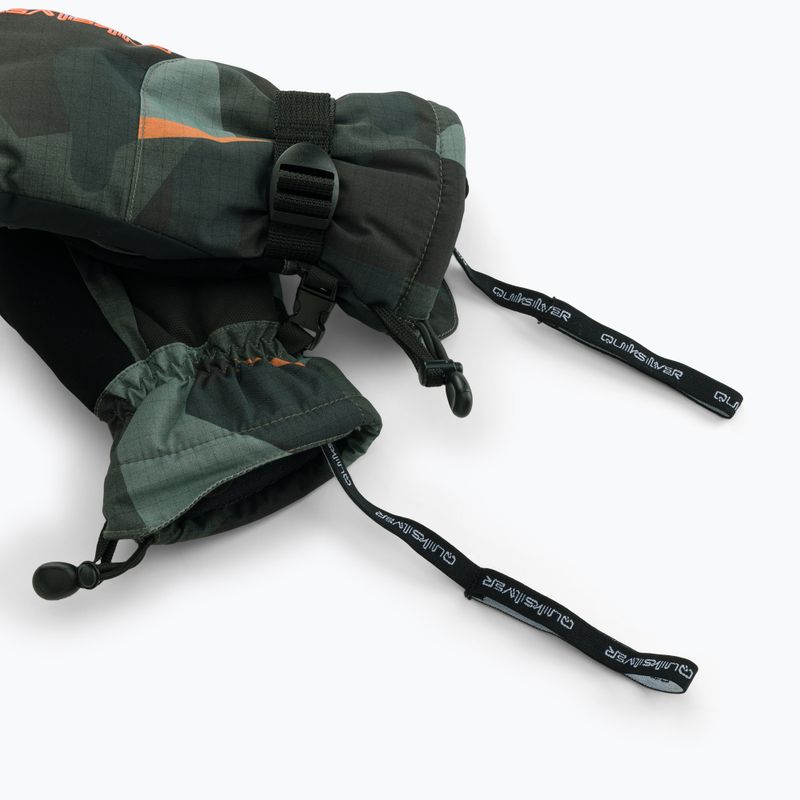Rękawice snowboardowe dziecięce Quiksilver Mission Mitt puzzle camo sea spray 6