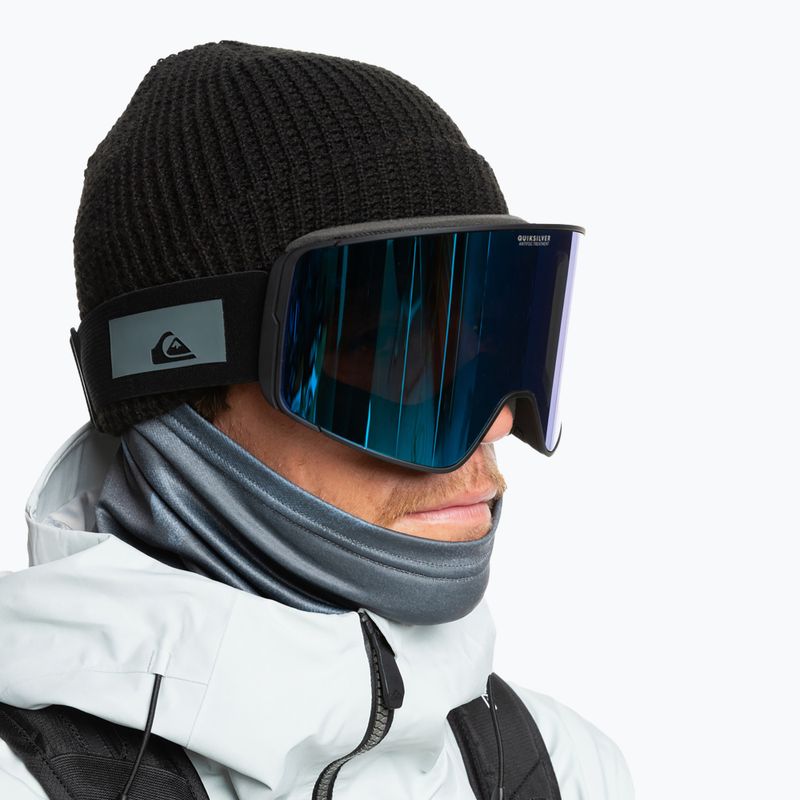 Gogle snowboardowe męskie Quiksilver Storm MG black/clux l blue ml 8