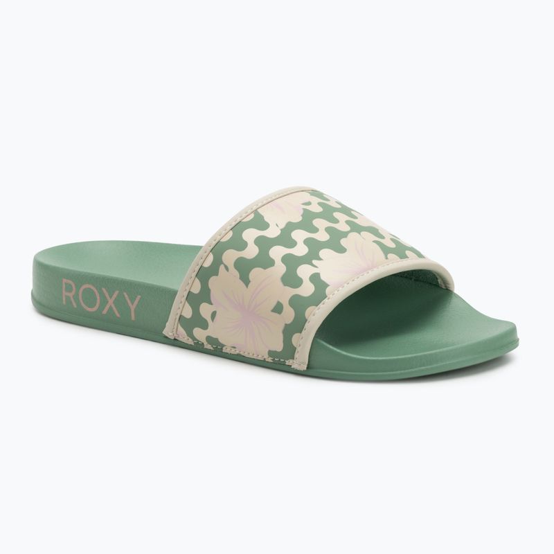 Klapki damskie ROXY Slippy IV sage