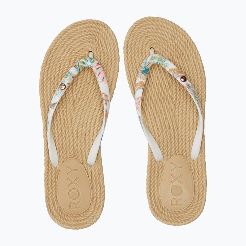 Japonki damskie ROXY South Beach III black print 9