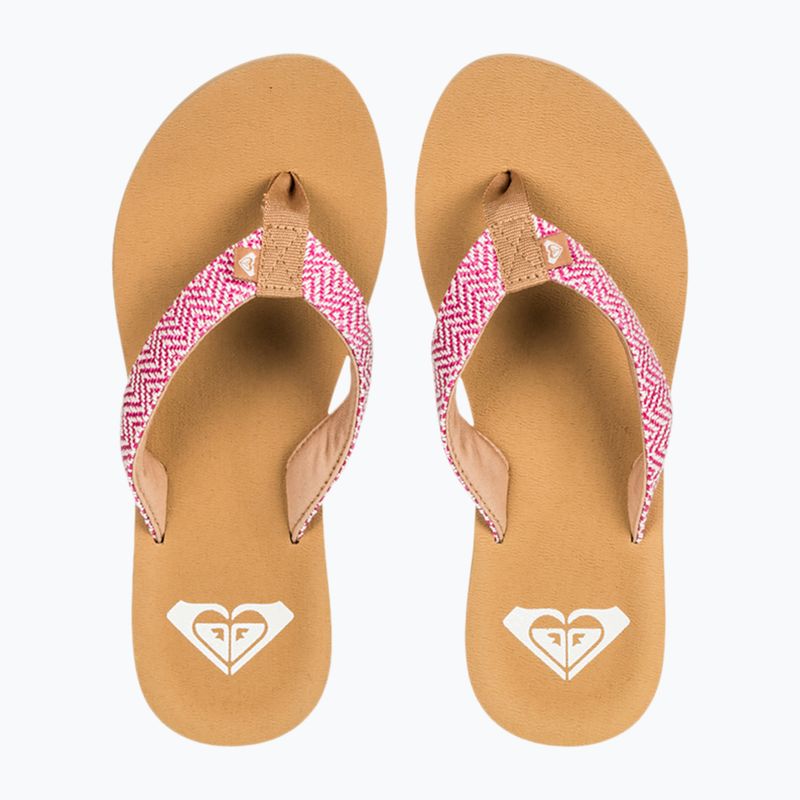 Japonki damskie ROXY Porto Raffia II raspberry 9