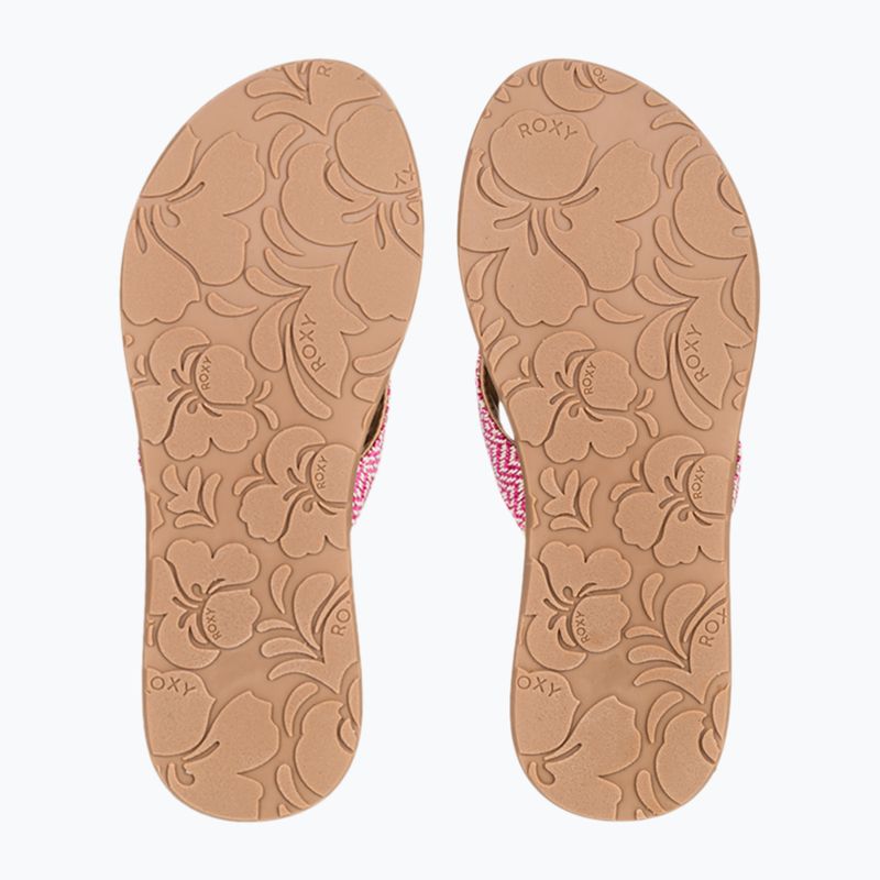 Japonki damskie ROXY Porto Raffia II raspberry 10