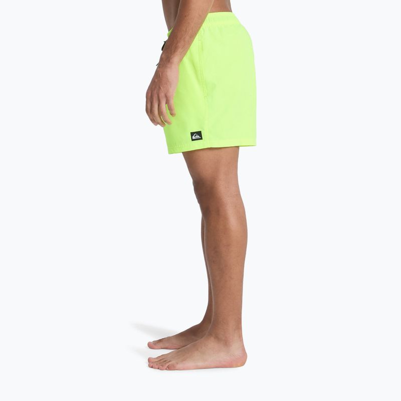 Szorty kąpielowe męskie Quiksilver Everyday Solid Volley 15" safety yellow 4