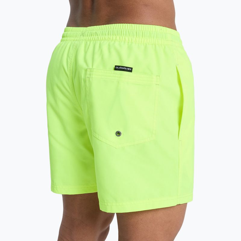 Szorty kąpielowe męskie Quiksilver Everyday Solid Volley 15" safety yellow 6