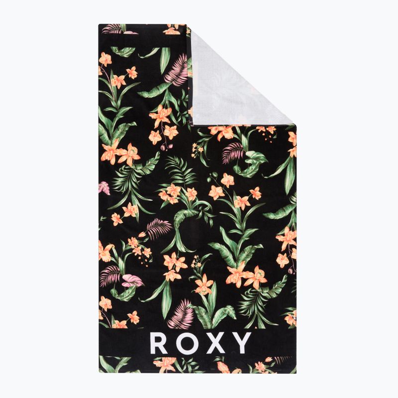 Ręcznik plażowy ROXY Cold Water Printed anthracite island escape