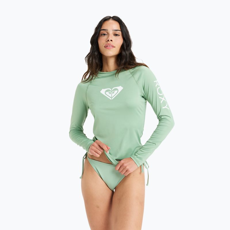 Longsleeve do pływania damski ROXY Whole Hearted basil