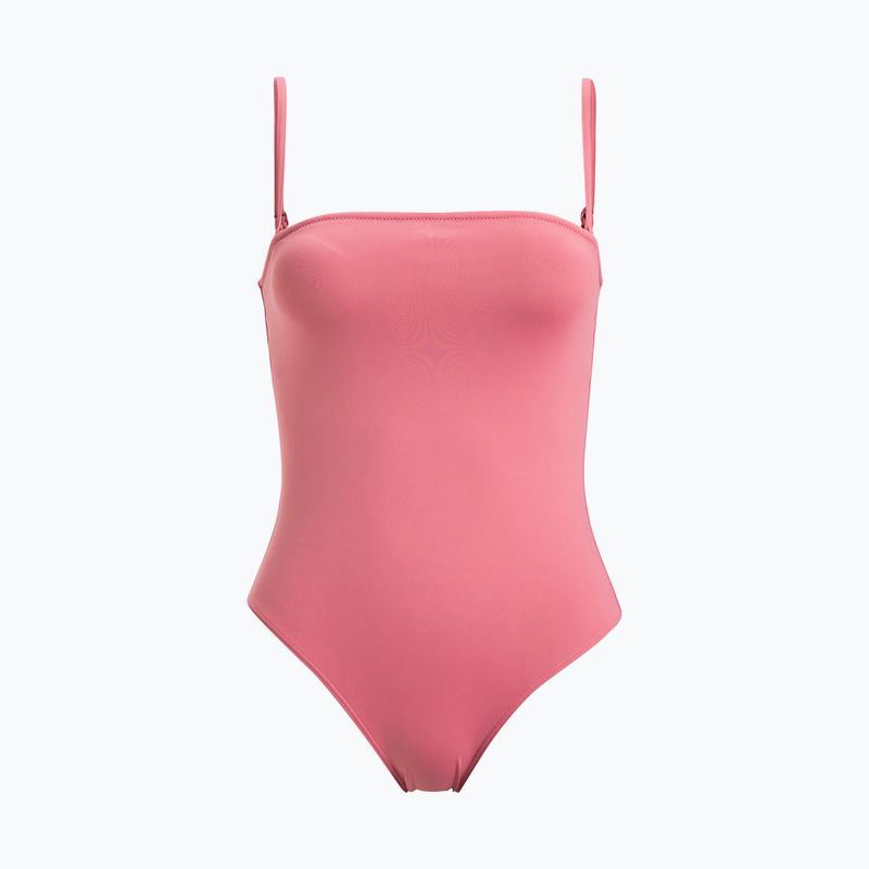 Strój kąpielowy jednoczęściowy damski ROXY Solid Beach Classics Bandeau heather rose