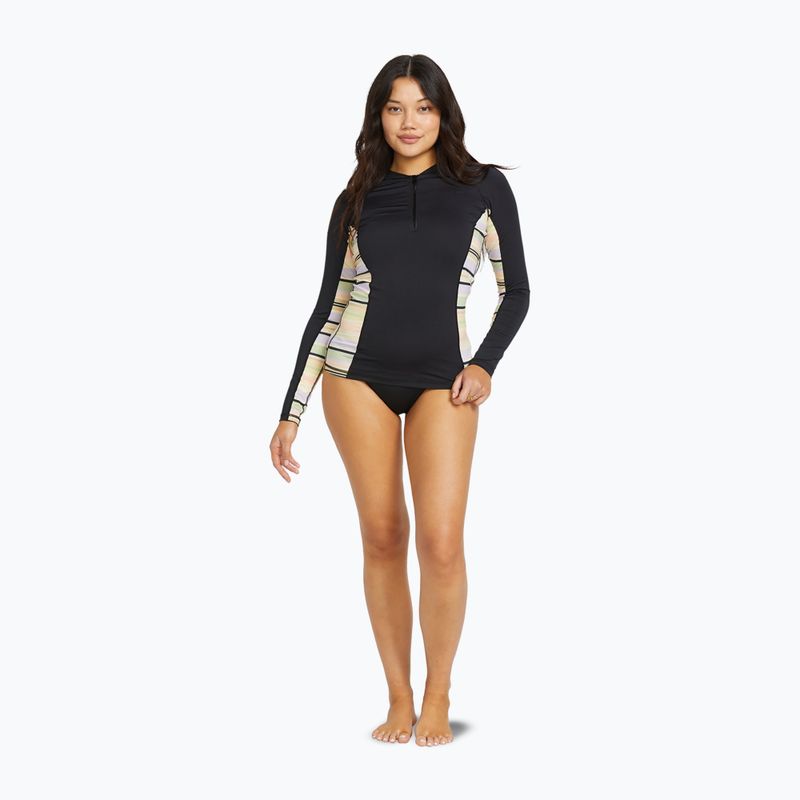 Longsleeve do pływania damski Billabong Surf Capsule 1/2 Zip black multi 2