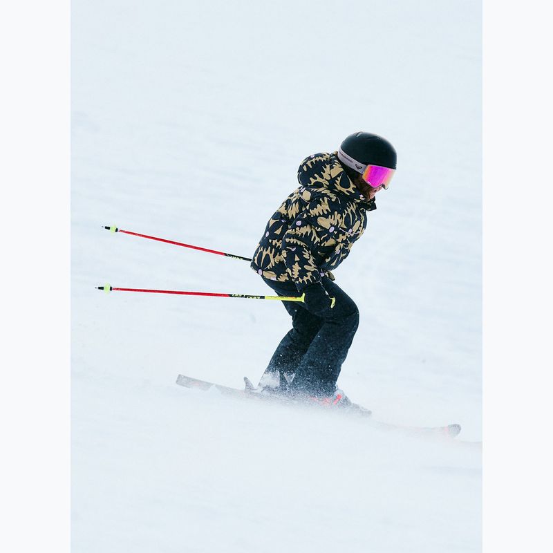 Kurtka snowboardowa dziecięca ROXY Askamoon fennel seed/big flower Rg 6