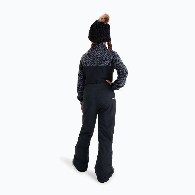 Spodnie snowboardowe dziecięce ROXY Backyard true black 3