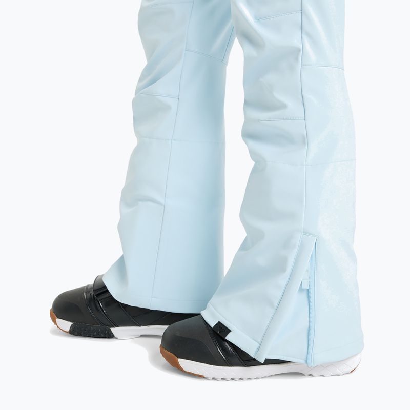 Spodnie snowboardowe damskie ROXY Rising High ice blue 8