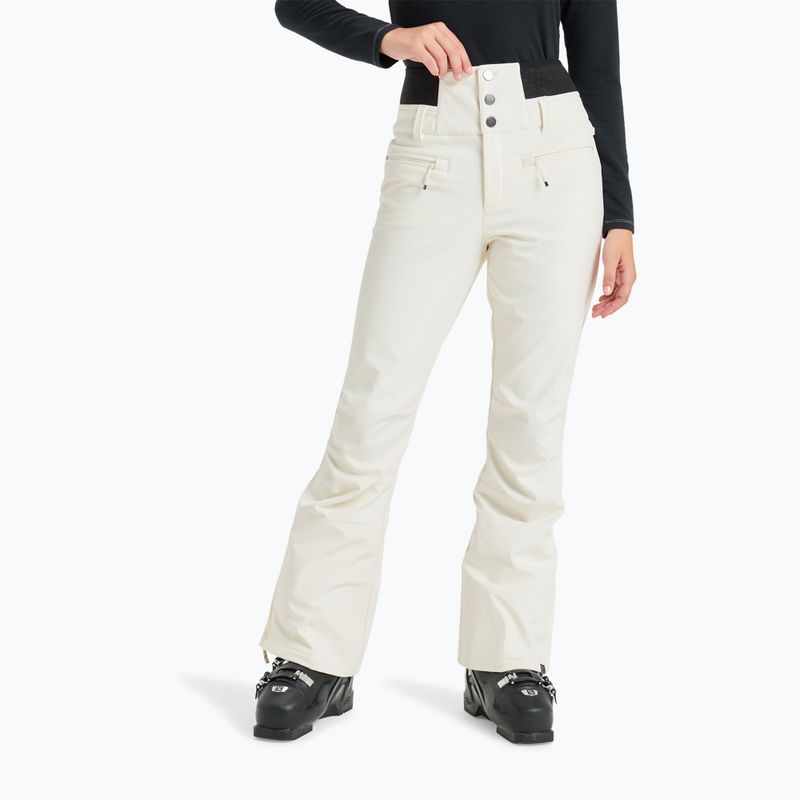 Spodnie snowboardowe damskie ROXY Rising High whisper white