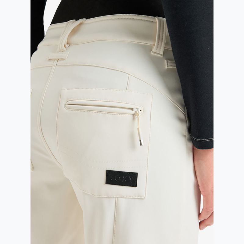 Spodnie snowboardowe damskie ROXY Rising High whisper white 7
