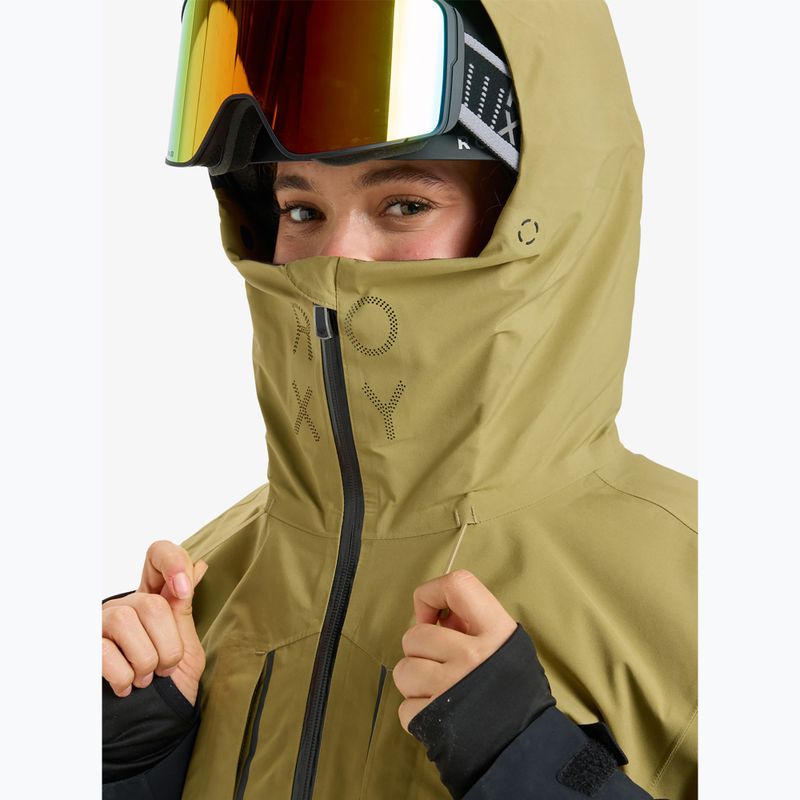 Kurtka snowboardowa damska ROXY Gore-Tex Stretch Purelines fennel seed 5