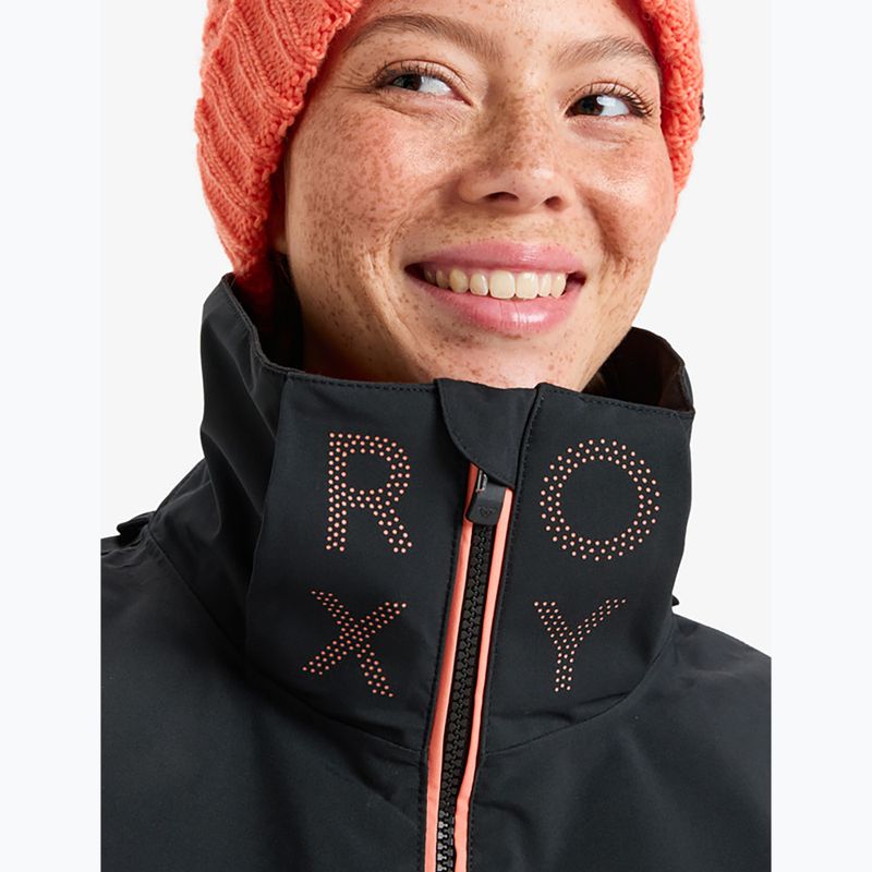 Kurtka snowboardowa damska ROXY Free Jet true black/big flower 11