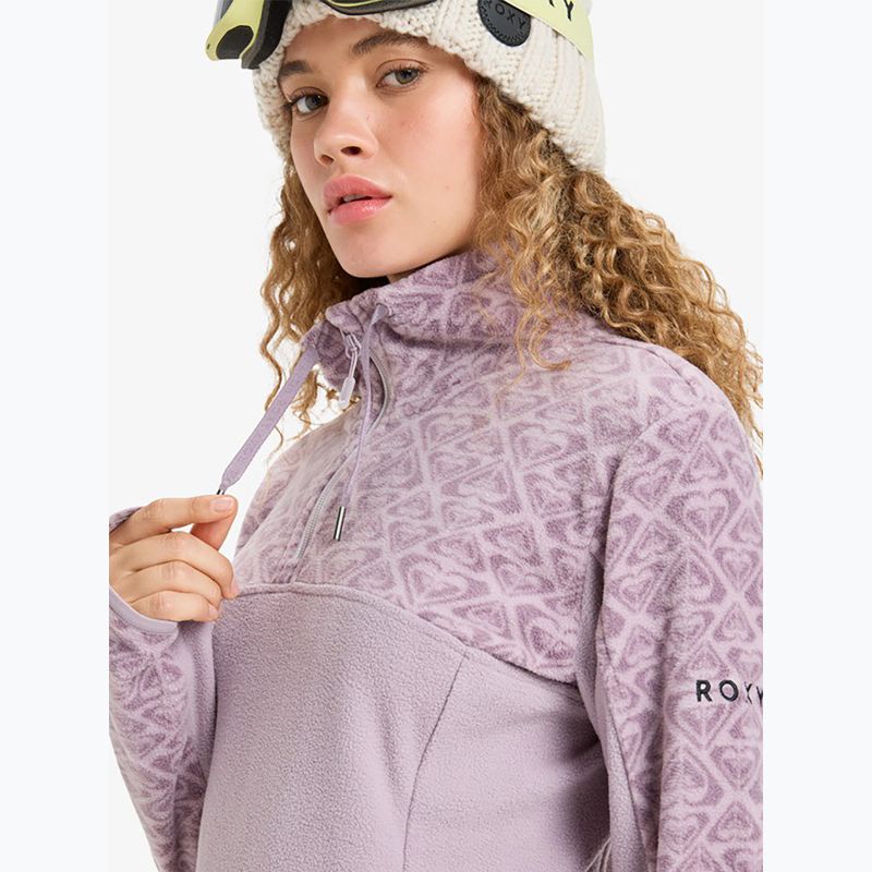 Bluza damska ROXY Sayna Half Zip nirvana/roxygram tonal 5