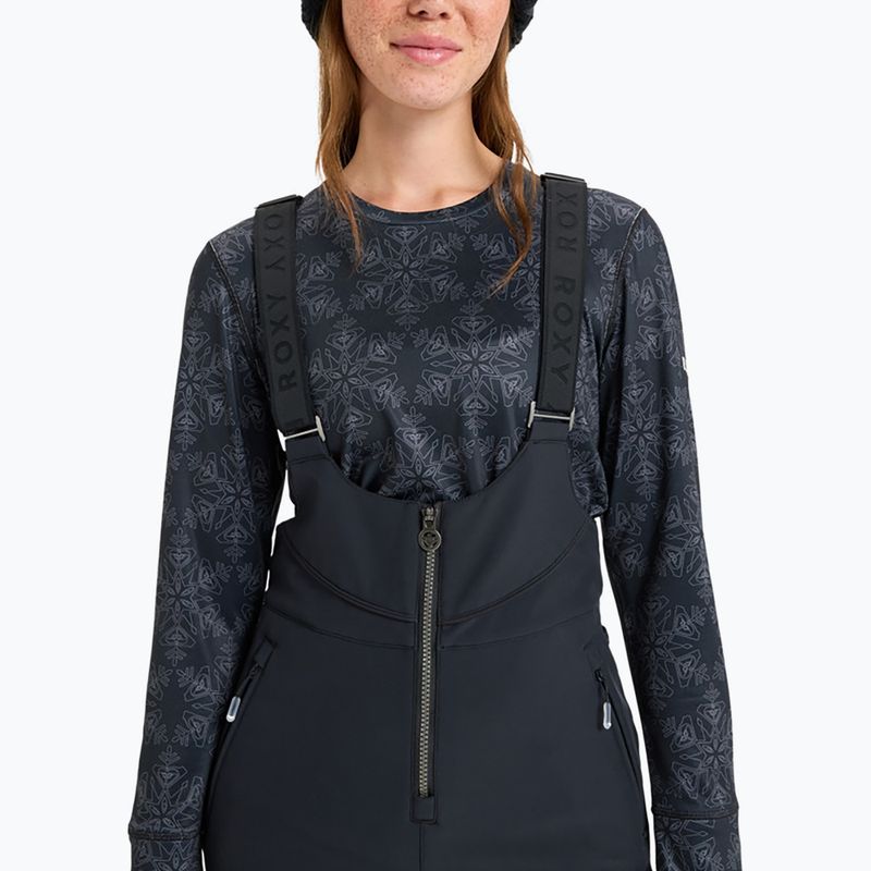 Spodnie snowboardowe damskie ROXY Summit Bib ERJTP03291 true black 5