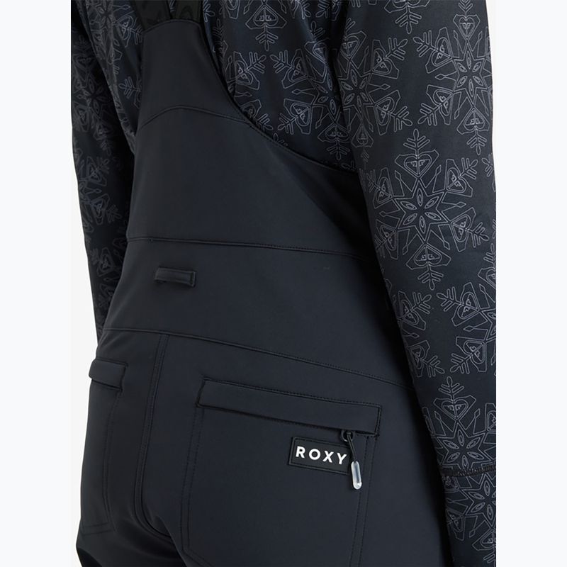 Spodnie snowboardowe damskie ROXY Summit Bib ERJTP03291 true black 6