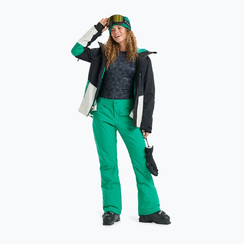 Spodnie snowboardowe damskie ROXY Backyard vivid green 2