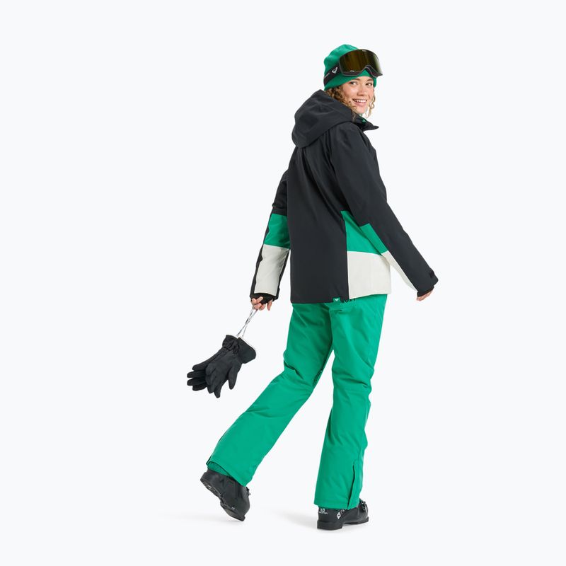 Spodnie snowboardowe damskie ROXY Backyard vivid green 4