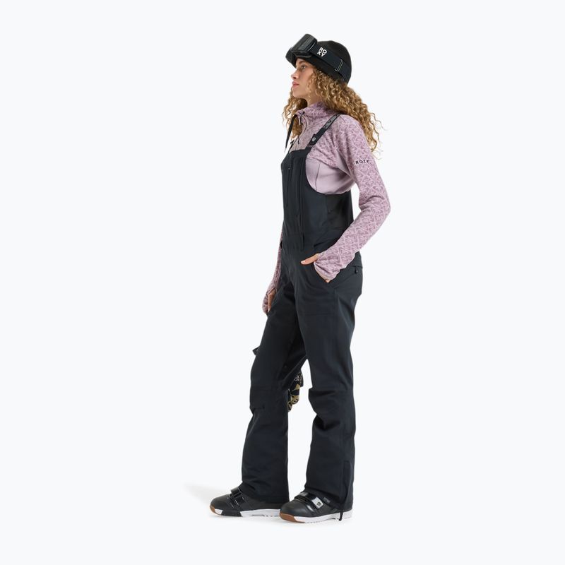Spodnie narciarskie damskie ROXY Rideout Bib true black 2