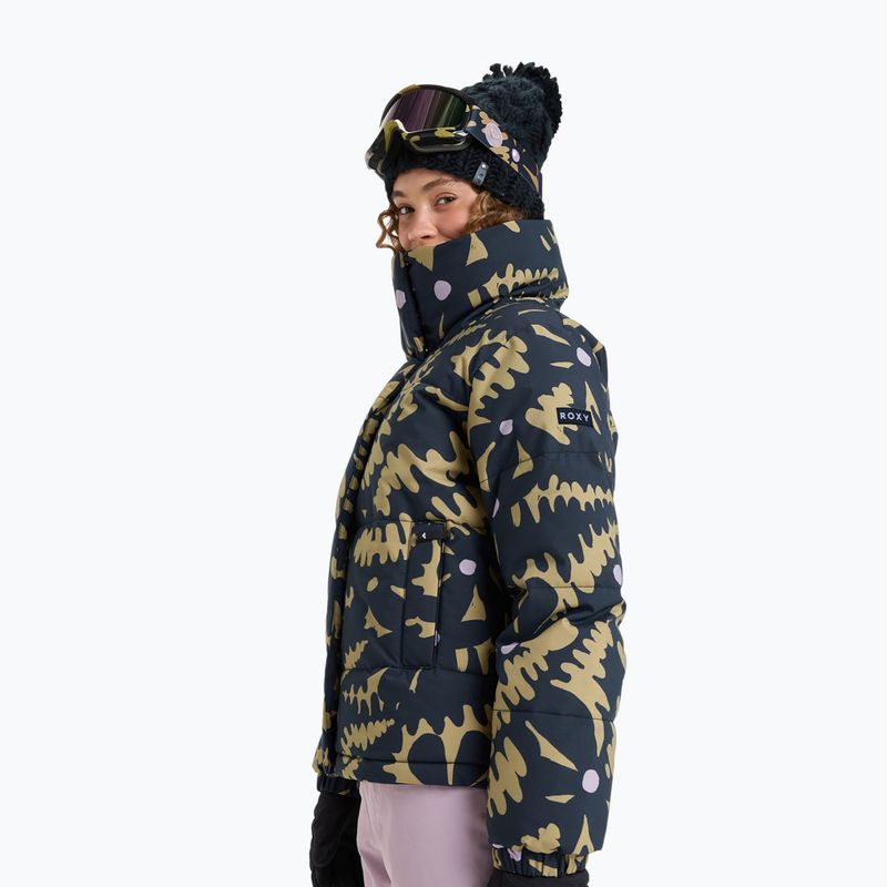 Kurtka snowboardowa damska ROXY Snow Winter Rebel fennel seed/big flower 5