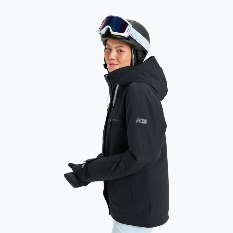 Kurtka snowboardowa damska ROXY Brylee true black 4