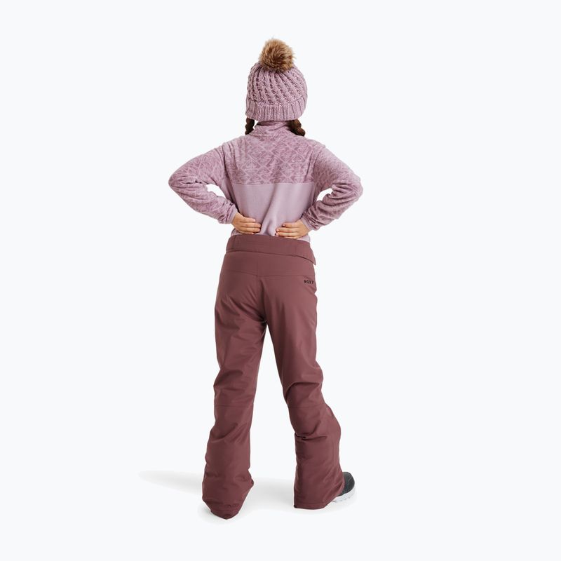Spodnie snowboardowe dziecięce ROXY Backyard huckleberry 3