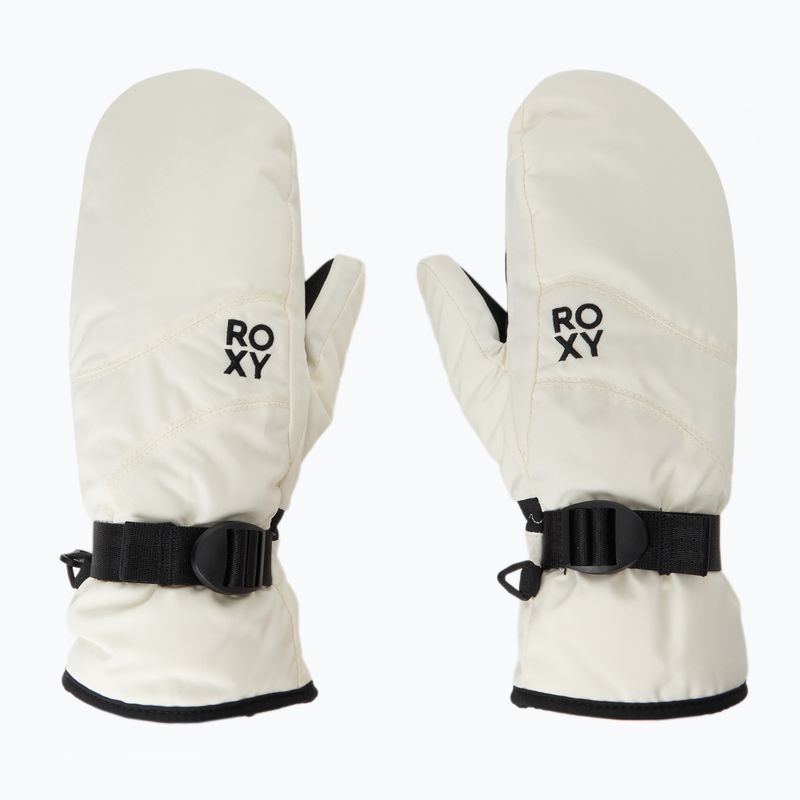 Rękawice snowboardowe damskie Roxy Jetty Solid Mitt whisper white 2
