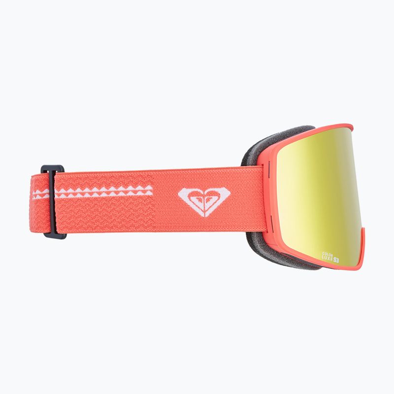 Gogle snowboardowe damskie ROXY Storm W coral chic/clux ml orange 7