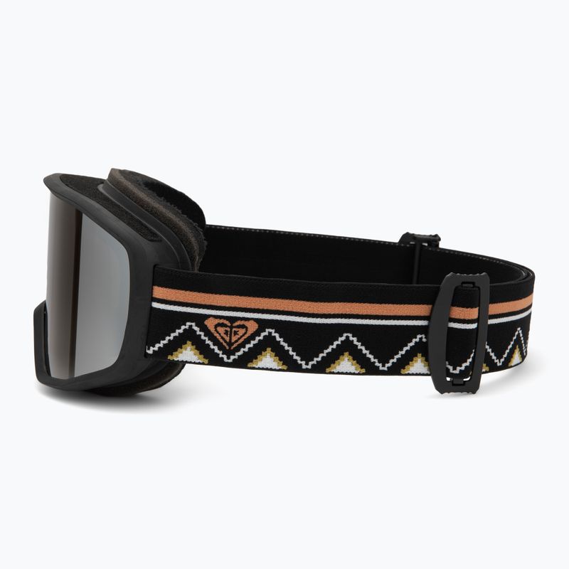 Gogle snowboardowe damskie ROXY Izzy black/clux ml silver 4