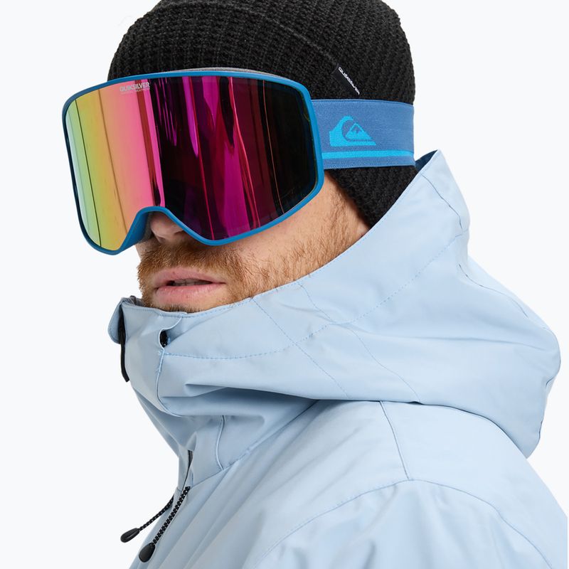 Gogle snowboardowe Quiksilver Storm true navy/clux ml lpurple 10