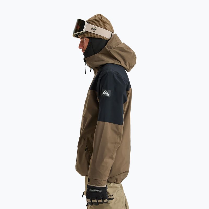 Kurtka snowboardowa męska Quiksilver Forever Stretch GTX canteen 4