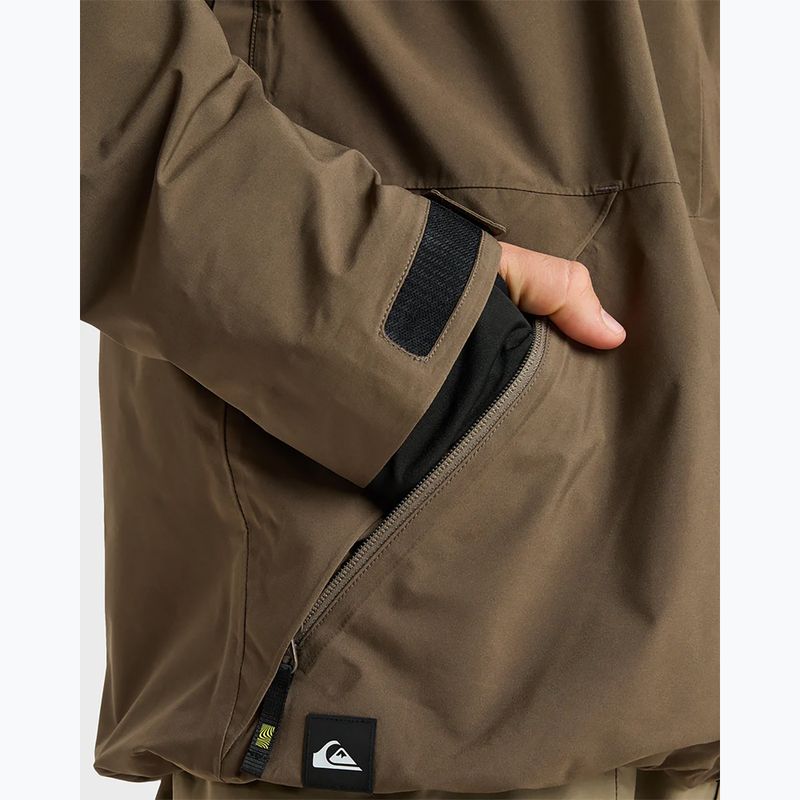 Kurtka snowboardowa męska Quiksilver Forever Stretch GTX canteen 10