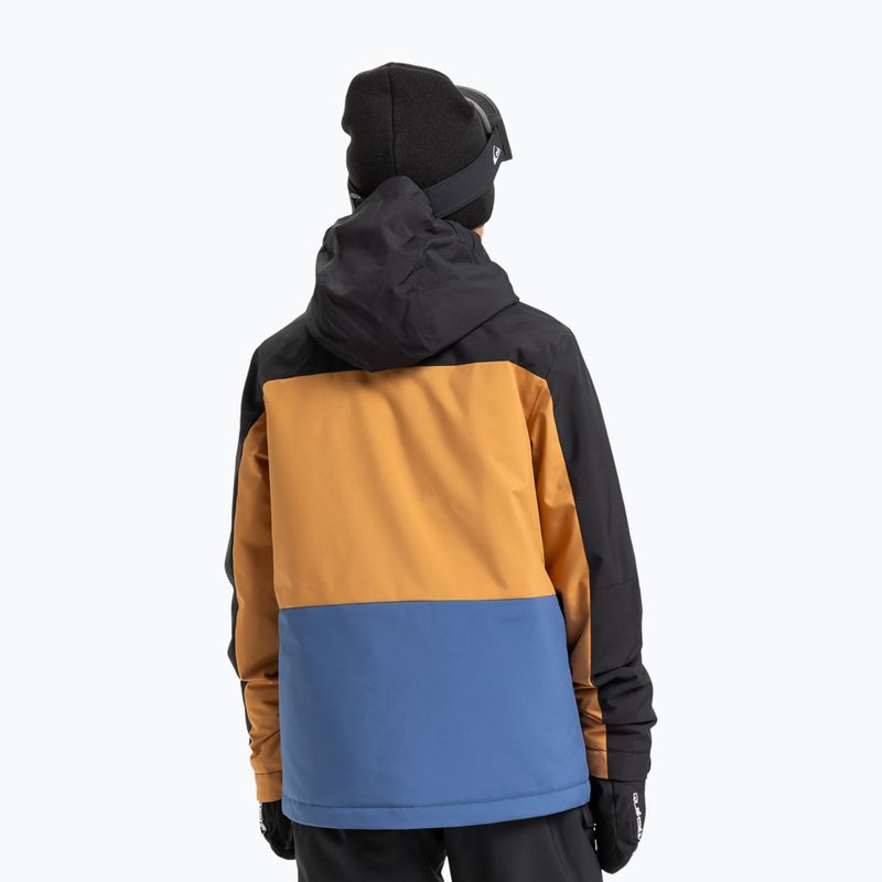 Kurtka snowboardowa dziecięca Quiksilver Side Hit Block true navy 3