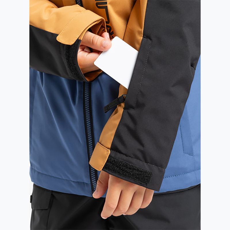 Kurtka snowboardowa dziecięca Quiksilver Side Hit Block true navy 4