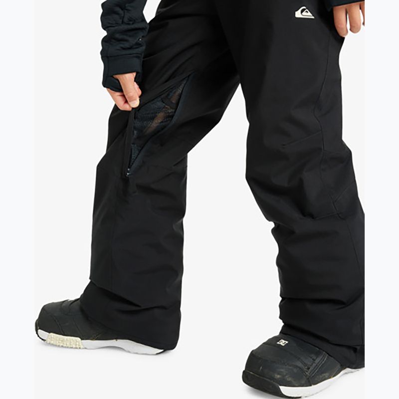 Spodnie snowboardowe dziecięce Quiksilver Estate true black 8