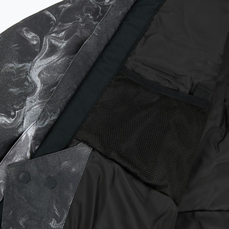 Kurtka snowboardowa dzięcięca Quiksilver Mission Printed thermostamp grayscale 13