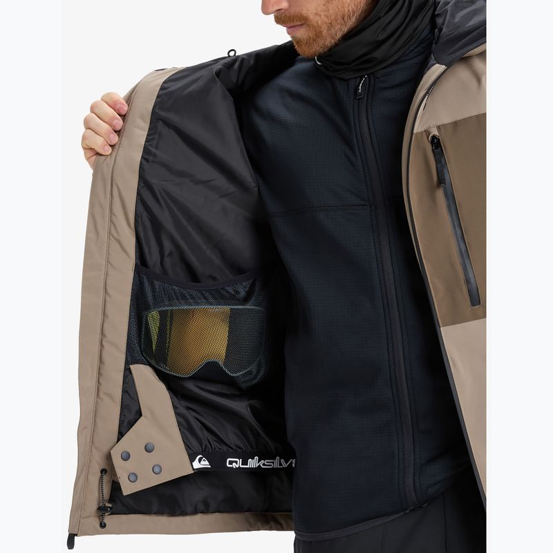 Kurtka snowboardowa męska Quiksilver Sycamore Solid 20K fallen rock 12