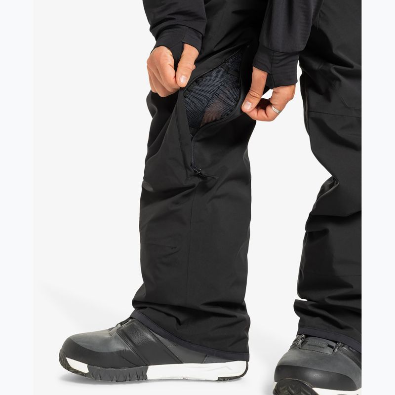 Spodnie snowboardowe męskie Quiksilver Paramo Stretch 20K Bib true black 8