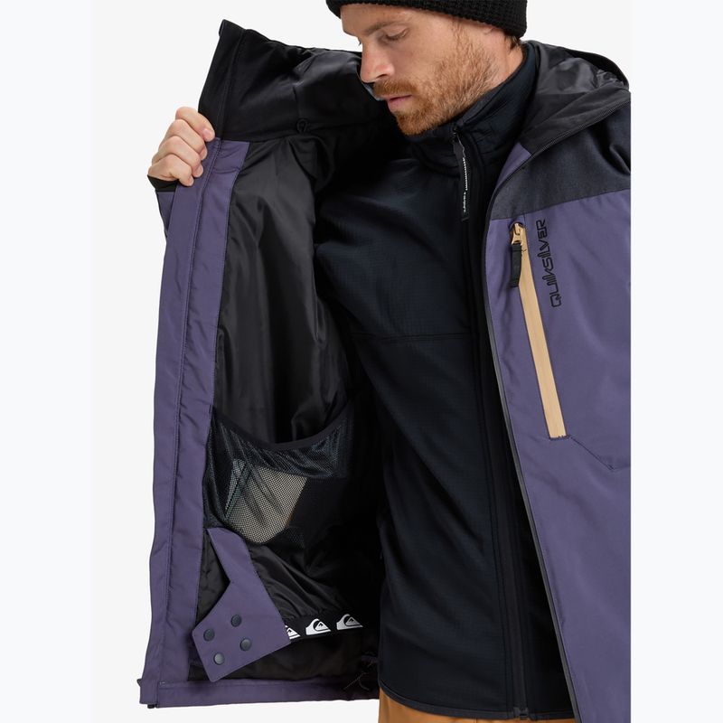 Kurtka snowboardowa męska Quiksilver Dawson graystone 12