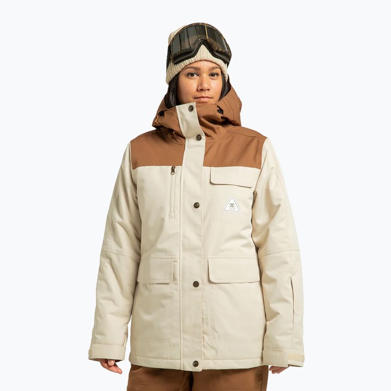 Kurtka snowboardowa damska DC Liberate oatmeal 4