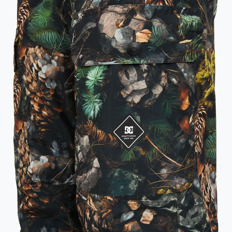 Spodnie snowboardowe dziecięce DC Code pine photo camo 4