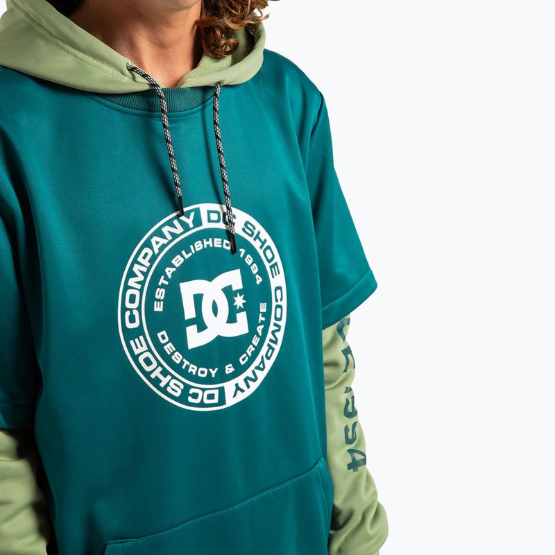 Bluza snowboardowa męska DC Dryden deep teal 5