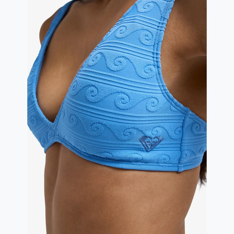 Góra od stroju kąpielowego ROXY Paradise Wave Elongated Tri silver lake blue make a splash 7