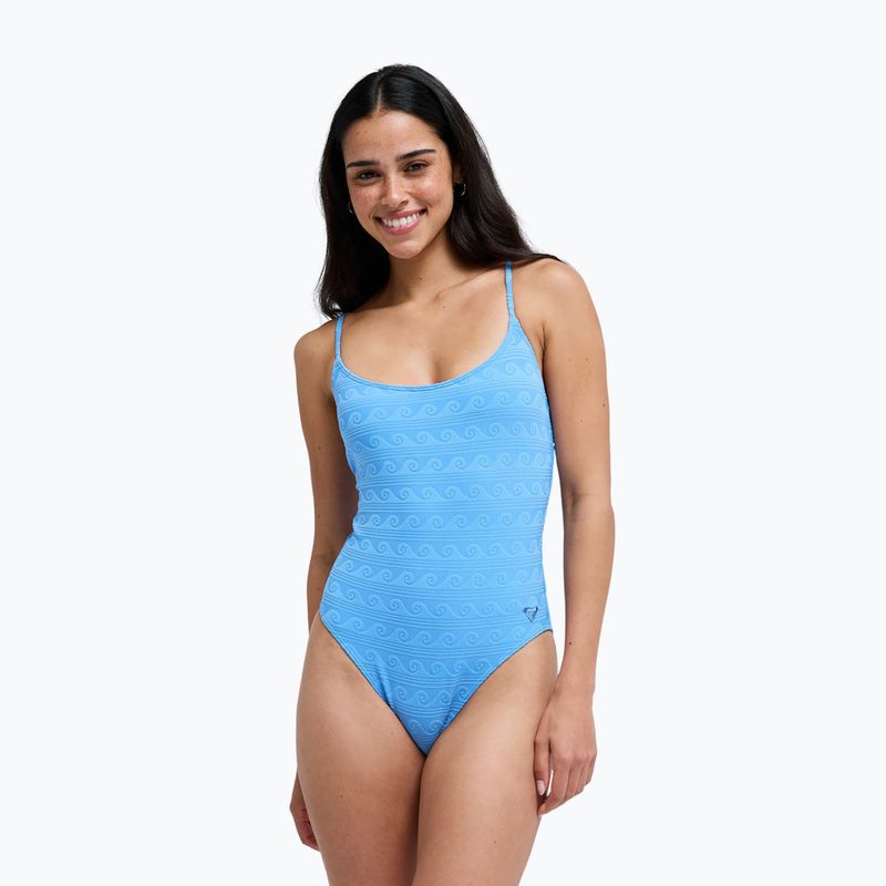 Strój kąpielowy jednoczęściowy damski ROXY Paradise Wave silver lake blue make a splash