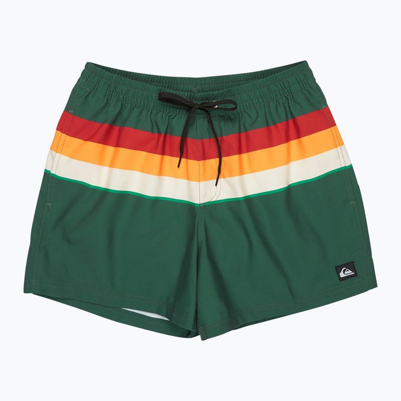 Szorty kąpielowe męskie Quiksilver Everyday Printed Volley 15" forest outside stripe 7