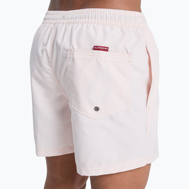 Szorty kąpielowe męskie Quiksilver Everyday Solid Volley 15" rosewater 6